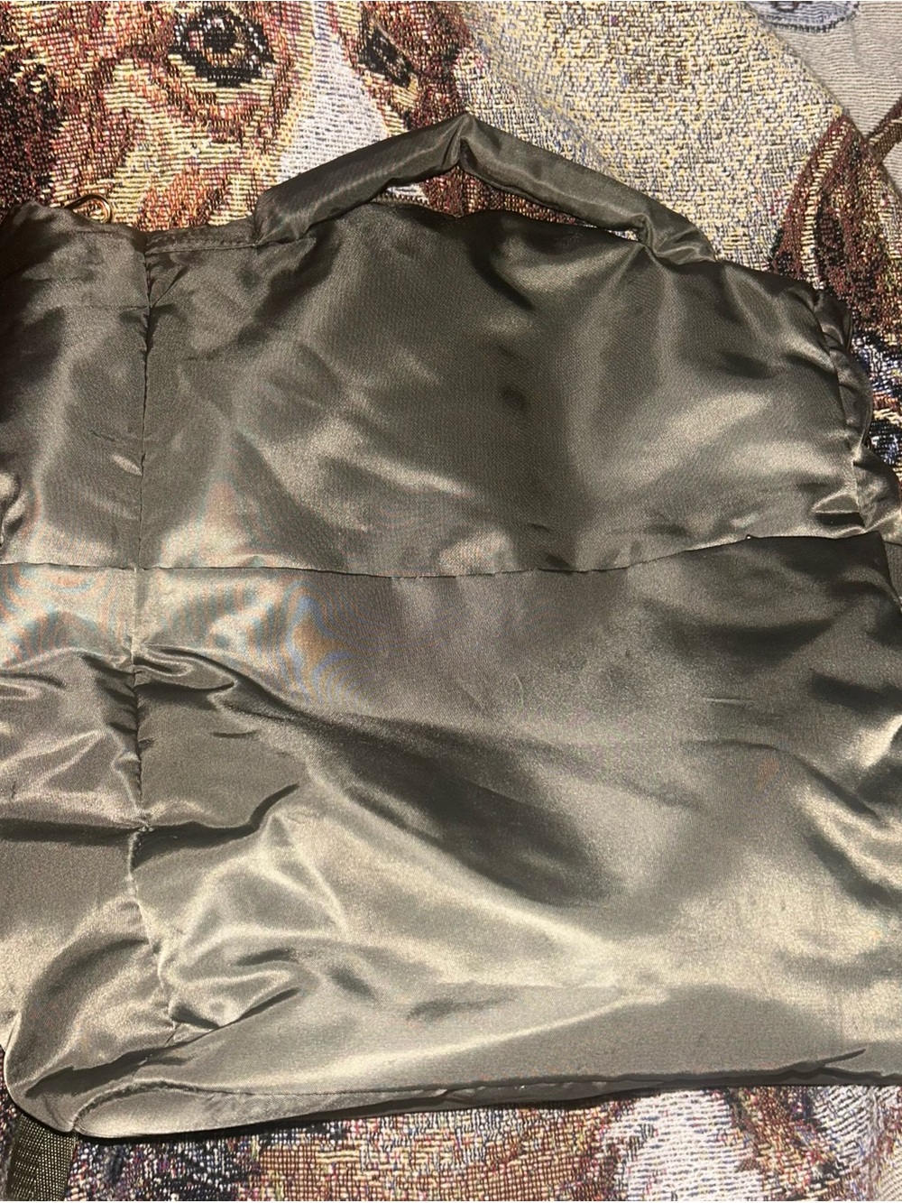 a new day Olive Satin backpack Bag